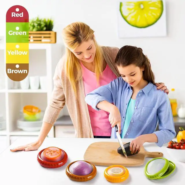 Alt view image 6 of 7 - Avocado Saver - Anti-Oxidation Silicone Avocado Storage Box, Fresh Stretch Pod, Reusable Avocado Container | Avocado Holder, Avocado Keeper for Fridge, Fridge Pod, Avocado Halves Storage