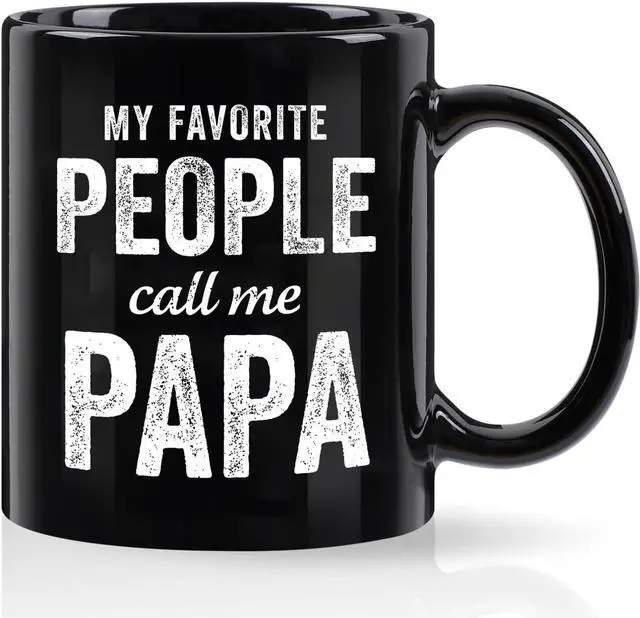 Main image of Gift for Dad Grandpa from Grandkids Daughter Son - 11 Oz Ceramic Coffee Mug - Novelty Cup for Father's Day Birthday - Presents for Dad Men