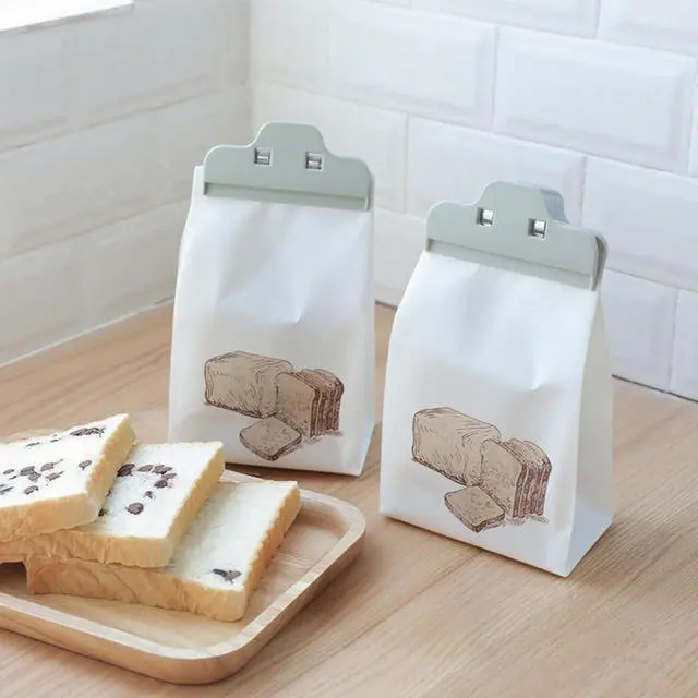 Alt view image 6 of 7 - Chip Clips Bag Clips for Food,6 Pcs Grey Wide Bag Clip for Food Storage