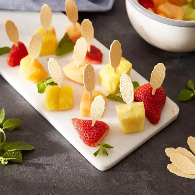 Alt view image 5 of 7 - RSVP International Corn On the Cob Holders/Appetizer Picks Set Protect Hands from Heat & Mess, Disposable, 50-Count, Bamboo
