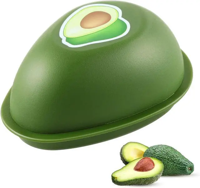 Main image of Avocado Storage Containers, Reusable Avocado Keeper for Fridge, Individual Avocado Saver Holder Organizer for Refrigerator to Keep Avocado Fresh