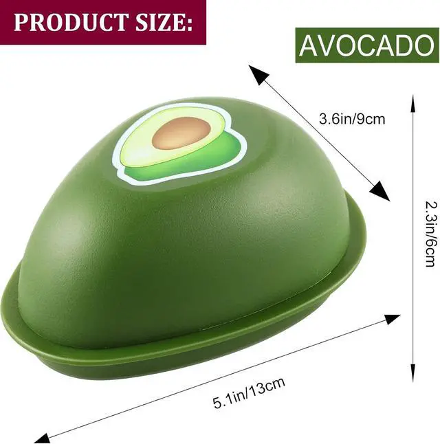 Alt view image 3 of 6 - Avocado Storage Containers, Reusable Avocado Keeper for Fridge, Individual Avocado Saver Holder Organizer for Refrigerator to Keep Avocado Fresh