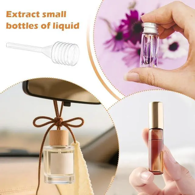 Alt view image 4 of 7 - 12 Pcs Mini Funnel Set with Droppers, Small Funnels for Bottles | Mini funnel kit for essential oils, perfume, spices, powders, travel bottles, and DIY refills