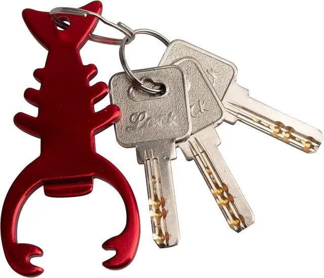 Alt view image 3 of 6 - SWATOM Lobster 6PCS Bottle Opener Keychain Beer Openers Tool Key Chain Ring Accessories