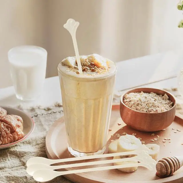 Alt view image 6 of 6 - 200 Pcs Coffee Cocktail Stirrer Stick Spoon Disposable Plastic Mini Stir Cup Drink Kitchen Dining Coffee Tea Spoon, Utensils Accessories Bar Restaurant