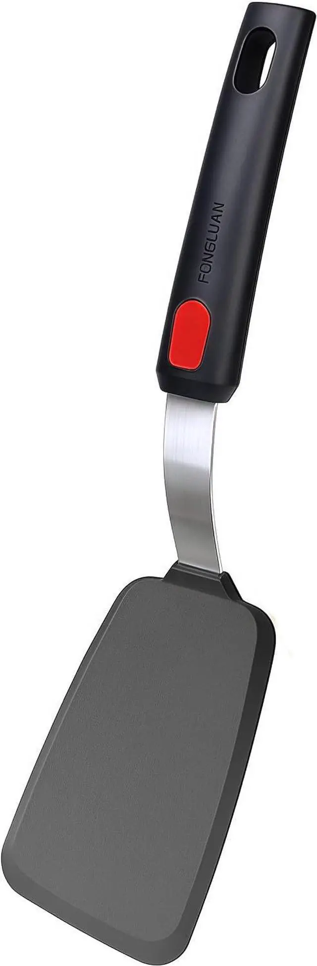 Main image of Flexible Silicone Turner Spatula, 600°F Heat-Resistant, BPA Free, Nonstick Kitchen Turner for Eggs, Pancakes, Burgers - Dishwasher Safe, Black