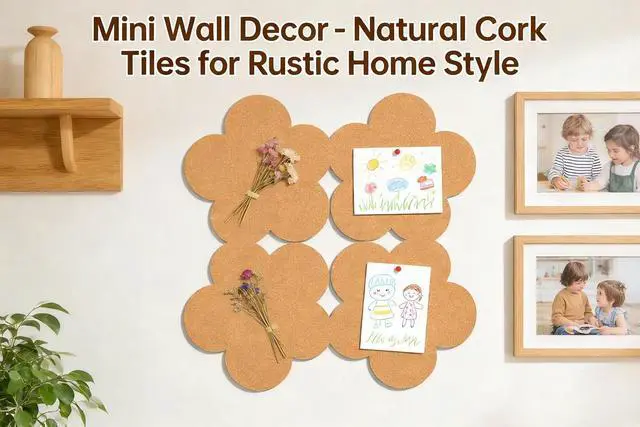 Alt view image 7 of 7 - Cork Sheets, 4-Pack 4" x 4" Natural Cork Tiles for DIY Coasters | Natural cork, 4" x 4", 3mm thick, cuttable, non-slip, odorless, for coasters, crafts, office, school, home