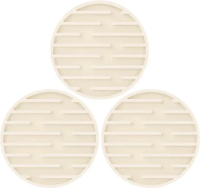 Main image of Silicone Coasters for Drinks, Thickened Coasters Cup Mat, Heat Resistant 600 Non-Slip Coaster for Coffee Table, Kitchen, Bar