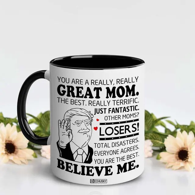 Alt view image 4 of 6 - BECHUSKY Mothers Day Gift For Mom - Best Moms Coffee Cup - Moms Birthday Gift Ideas - Mom Mugs From Daughter, Son - Mother Day, Birthday Gifts For Mother, Mommy, Mama - Great Mommy Mug