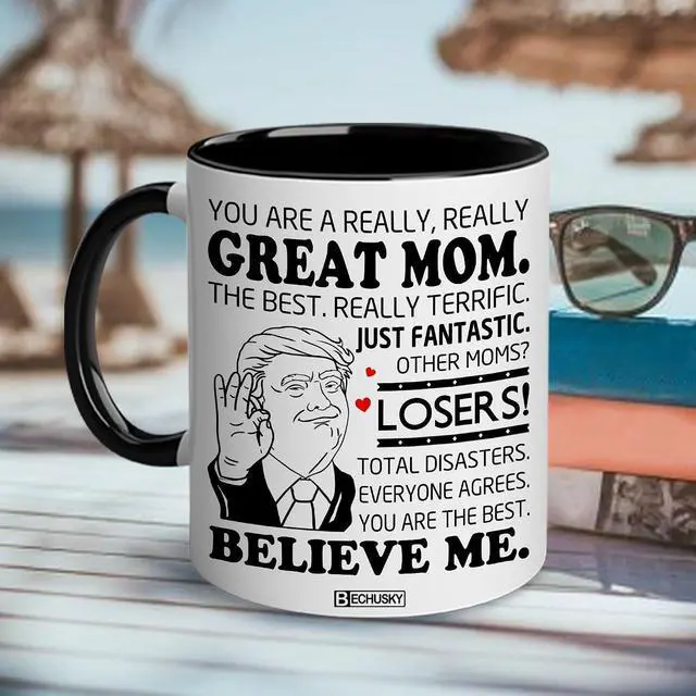 Alt view image 3 of 6 - BECHUSKY Mothers Day Gift For Mom - Best Moms Coffee Cup - Moms Birthday Gift Ideas - Mom Mugs From Daughter, Son - Mother Day, Birthday Gifts For Mother, Mommy, Mama - Great Mommy Mug