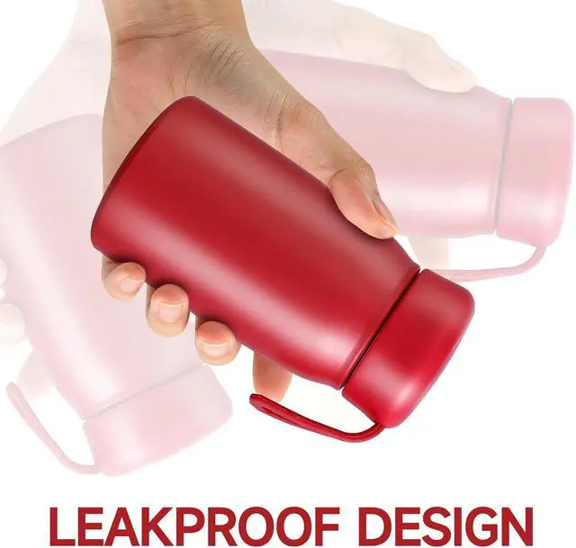 Alt view image 6 of 6 - 11oz Mini Insulated Water Bottle, Leak-Proof Pocket Size Coffee Cup for Women & Kids, Portable Small Travel Mug