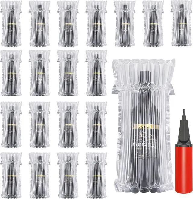 Main image of 20 Pack Wine Bottle Travel Protector Bags with Pump, Reusable | Reusable Pump for Sealing,Protects Wine Bottles from Breakage During Air Travel,Fits Standard 750ml Bottles