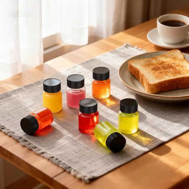 Alt view image 3 of 7 - YZXODN 25 Pack 2 oz Plastic Shot Bottles, Wide Mouth Containers with Caps for Ginger, Juice, Liquids, Samples, Reusable Small Empty Travel Bottles for Independence Day DIY, Weddings, Parties