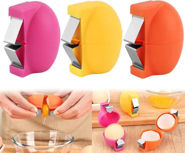 Main image of 3 PCS 2026 New Egg Shell Opener, Stainless Steel Egg Cracker Tool, Hard Boiled Egg Peeler Tool for Cutting Eggs,Quickly Cutting Off Eggs Breaker Kitchen Gadgets