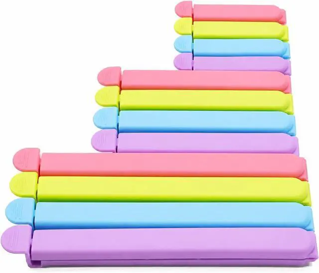 Main image of Tmflove 12 PCS Sealing Clips for Food and Snack Bag(2.75 in, 4.33 in, 6.29 in)