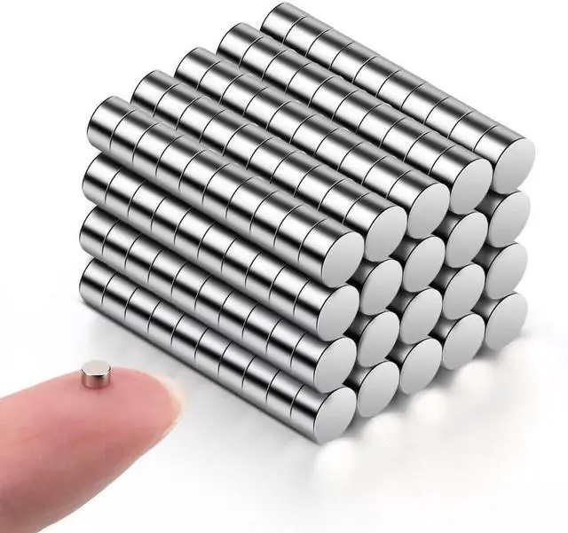 Main image of 200Pcs Small Magnets, Mini Tiny Round Magnet, Micro Neodymium Magnets for Crafts, Miniatures, Refrigerator, Whiteboard, Nail Cutter
