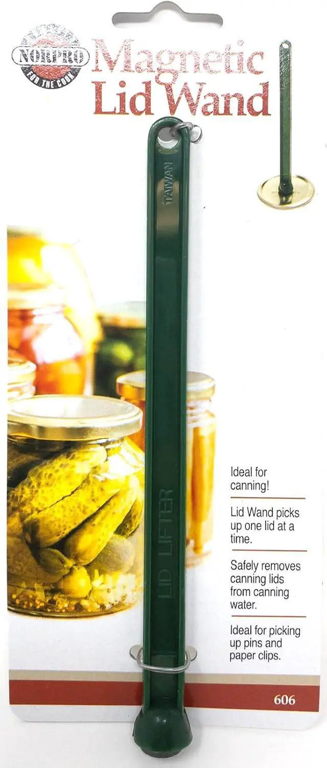 Alt view image 3 of 3 - Norpro Magnetic Lid Wand, 1 Ounce, Green