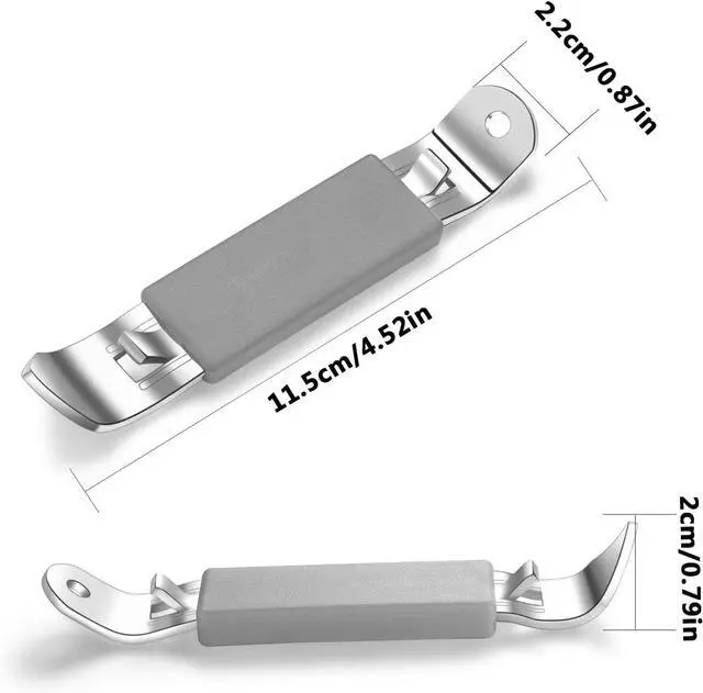 Alt view image 3 of 6 - 3 Pieces Magnetic Bottle Openers Can Opener Classic Beer Opener Stainless Steel Small Bottle Opener Can Tapper with Magnet for Camping and Traveling HANCELANT