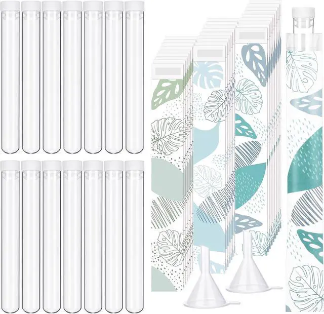 Main image of Copkim 38 Pcs Tampon Tube Set for Women,Light Style | Plastic Travel Tube Containers, Reusable Wrappers, for Festivals Cruises Sports Events Concert