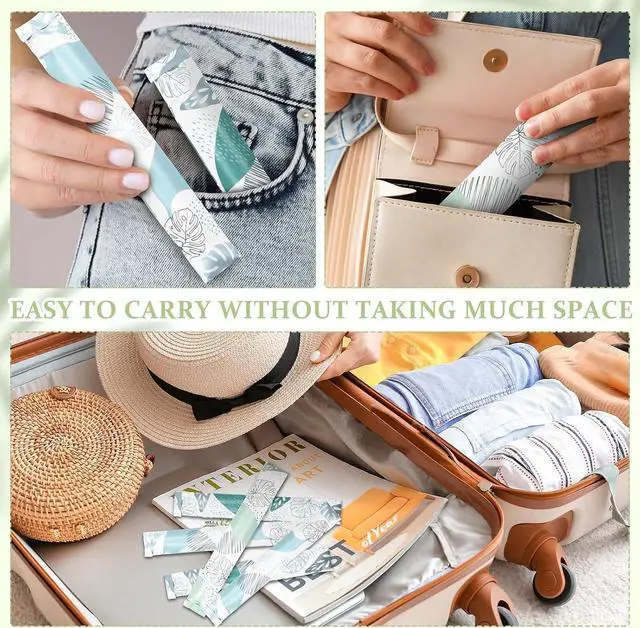 Alt view image 5 of 6 - Copkim 38 Pcs Tampon Tube Set for Women,Light Style | Plastic Travel Tube Containers, Reusable Wrappers, for Festivals Cruises Sports Events Concert