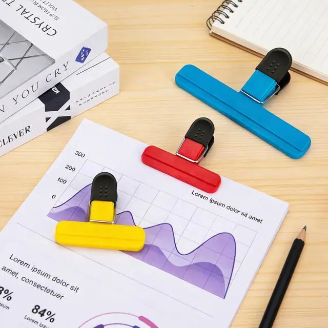 Alt view image 6 of 7 - 11 Pcs Heavy Duty Chip Clips, Bag Clips | Snack Clips, Heavy Duty Sealing Clips for Other Food Bags, for Home, Office, Kitchen, Pantry & More
