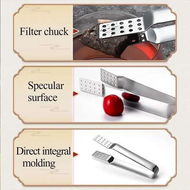 Alt view image 5 of 6 - 3Pcs Silver Tea Bag Squeezer Stainless Steel Tea Bag Tongs Tea Bag Strainer Clip for Loose Tea Loose Leaf Gripping Ice Cube, Tea Bag Sugar, Tea Strainers and Filters, Tea Accessories, Tea Filters