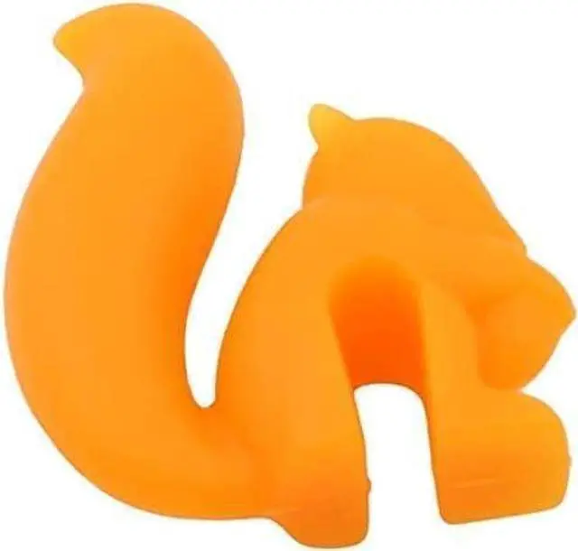 Alt view image 3 of 6 - 20Pcs Cute Squirrel Shape Silicone Tea Bag Holder Cup, Hanging Tool for Mug, Candy Colors Gift Set, Drink Markers for Coffee and Espresso