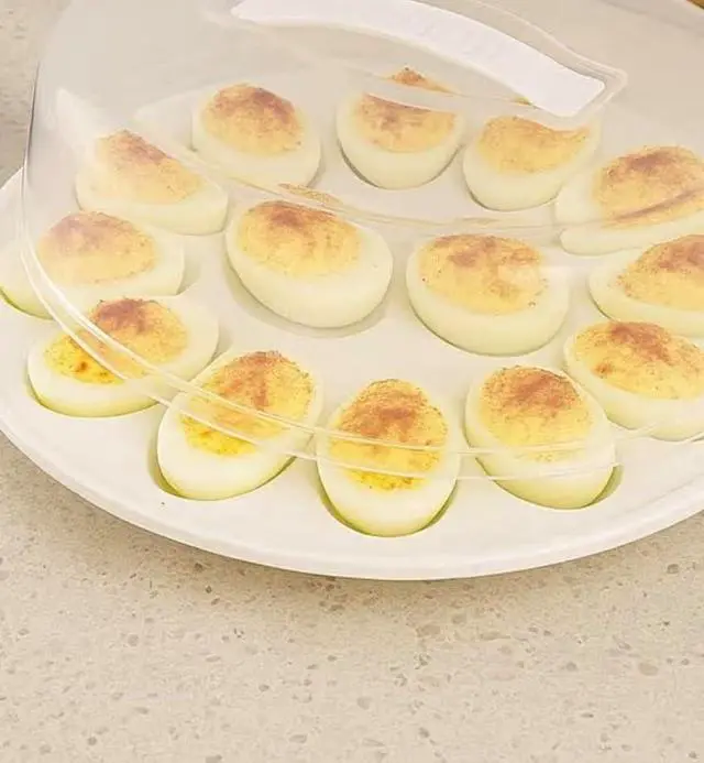 Alt view image 3 of 7 - SureFresh Sure Fresh Deviled Egg Carriers with Lids, 10.375x3.5 in.