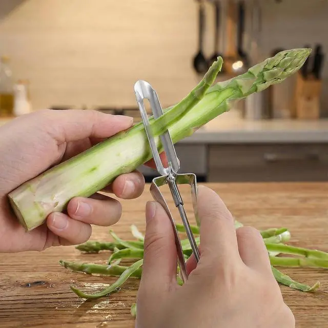 Alt view image 7 of 7 - TIESOME 1 Pcs Stainless Steel Vegetable Peeler, Swivel Blade Ergonomic Handle