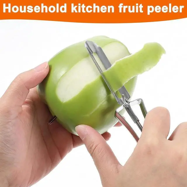 Alt view image 5 of 7 - TIESOME 1 Pcs Stainless Steel Vegetable Peeler, Swivel Blade Ergonomic Handle