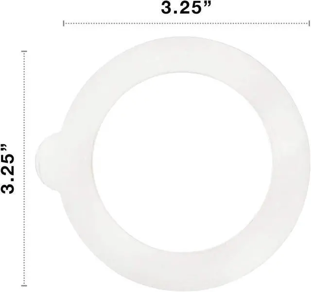 Alt view image 2 of 5 - Bormioli Rocco Replacement Rubber Gaskets for Fido Jars, 3.25" Size, Pack of 6