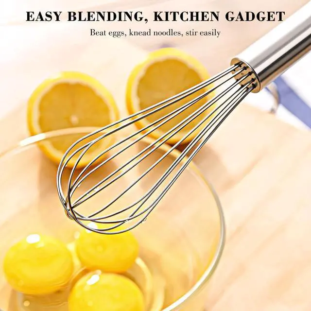 Alt view image 4 of 7 - NileHome 3-Pack Stainless Steel Whisk Set, Kitchen Utensils for Cooking