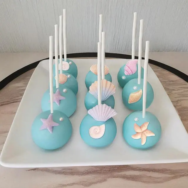 Alt view image 5 of 7 - 3 Pcs Marine Theme Silicone Molds, Fondant Cake Mold Seashell Starfish Conch Silicone Baking Mold Mermaid Tail Clay Molds for Cupcake Cake Decoration Chocolate Candy DIY Crafts Roxjaejae