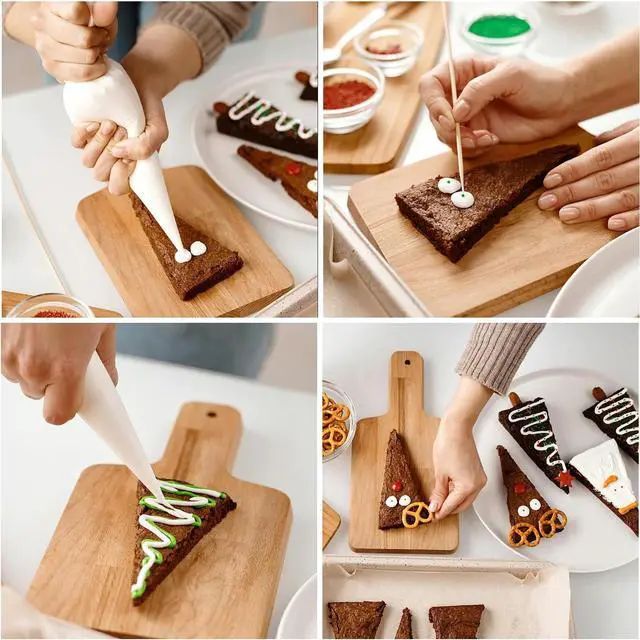 Alt view image 5 of 7 - Piping Bags Disposable Pastry Bags 12 Inch 100PCS Thicken and Non-Slip Icing Bags Tipless Frosting Piping Bag for Cake, Cream Frosting and Cookie Decoration Supplies