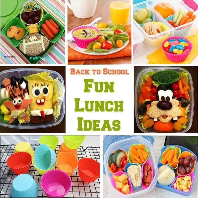 Alt view image 7 of 7 - Doiaz Silicone Bento Lunch Box Dividers 3 Shapes of Standard Round & Square & Rectangle - Reusable Silicone Cupcake Liners Non-Stick Muffin Cups for Baking