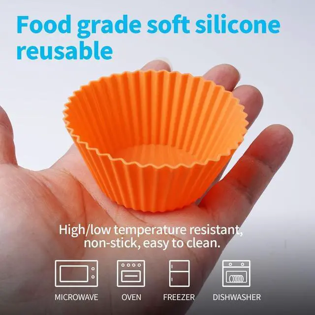 Alt view image 5 of 7 - Doiaz Silicone Lunch Bento Box, 52 Pack Bento Lunch Box Bundle Dividers with Food Picks Lunch Accessories, Durable, Reusable, BPA-Free, Freezer and Dishwasher Safe