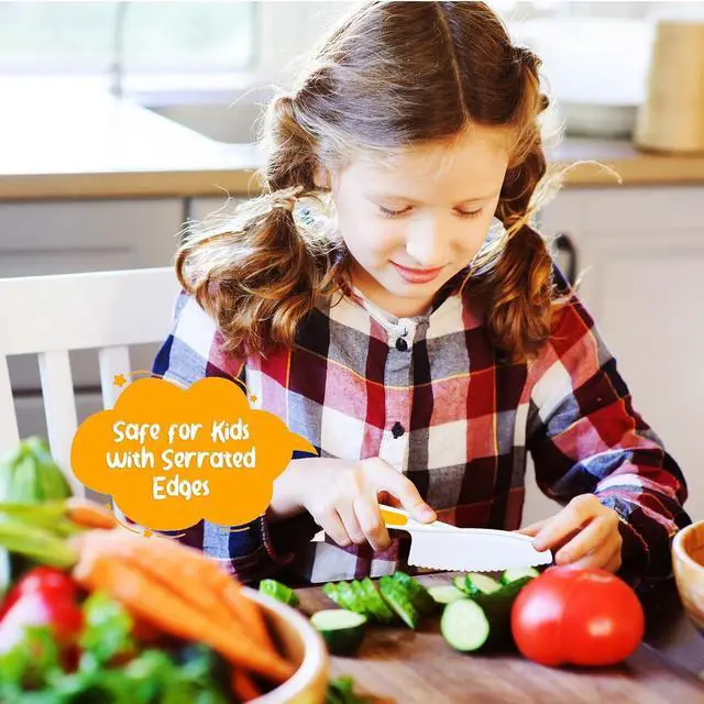 Alt view image 4 of 6 - Knives for Kids, 6-Piece Kitchen Cooking and Baking Knife Set, Children's Knives for Real Cooking, BPA-Free Kids' Toddler Tool