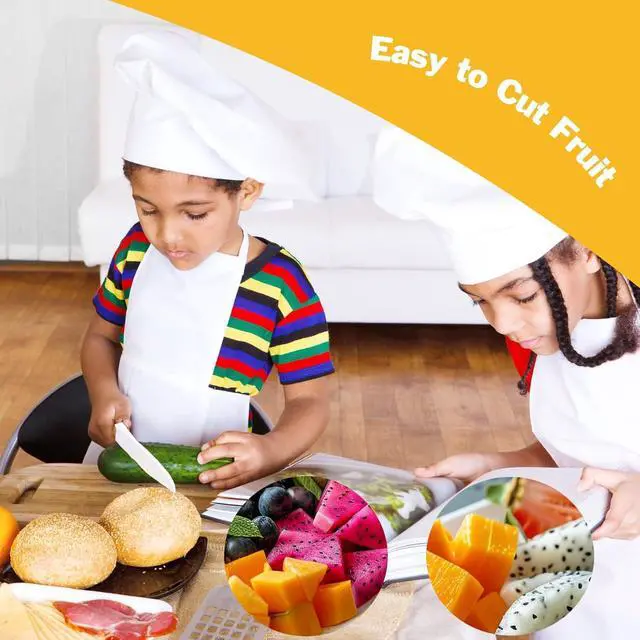 Alt view image 5 of 6 - Knives for Kids, 6-Piece Kitchen Cooking and Baking Knife Set, Children's Knives for Real Cooking, BPA-Free Kids' Toddler Tool