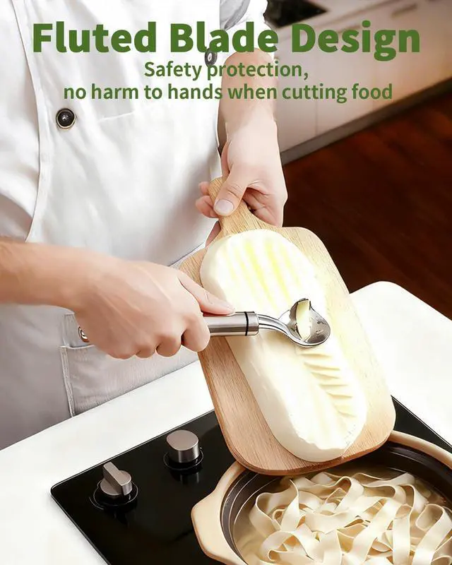 Alt view image 4 of 7 - Cactus Peeler Tool, Cactus Peeler Spoon, Long Handle Knife with Hole, Kitchen Gadget Accessories