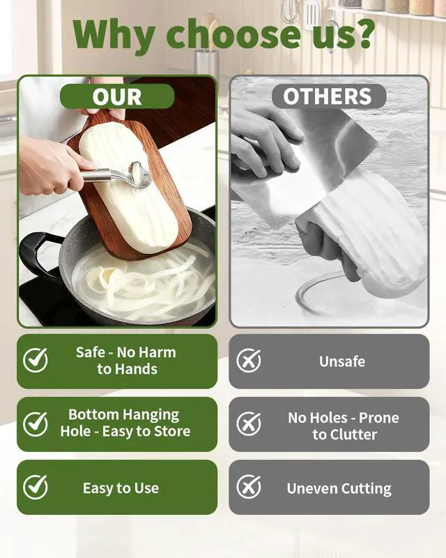 Alt view image 5 of 7 - Cactus Peeler Tool, Cactus Peeler Spoon, Long Handle Knife with Hole, Kitchen Gadget Accessories