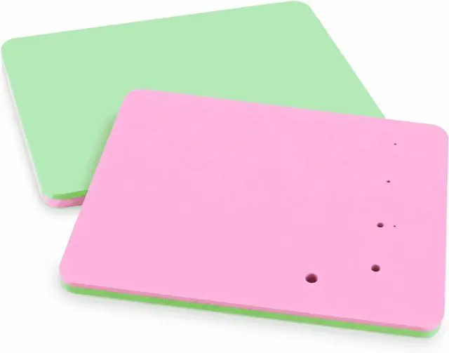 Alt view image 2 of 6 - Fondant Foam Pad with 5 Holes - Silicone Mat for Cake Decorating, Rolling Pin & Clay Tools, Perfect for Fondant, Gum and Air Dry Clay Crafts