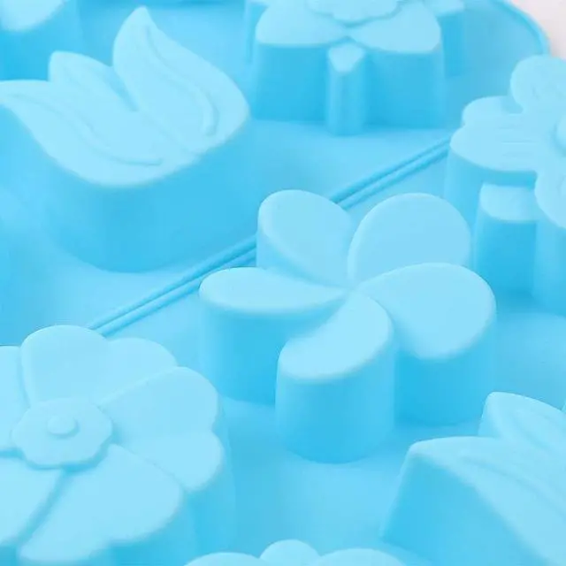 Alt view image 6 of 7 - homEdge 6-Cavity Silicone Flowers Shap Mold, Set of 3PCS Non Stick Silicone Mixed Tulip, Daisy Mold for Candy Chocolate Jelly, Ice Cube 6 Styles Flowers