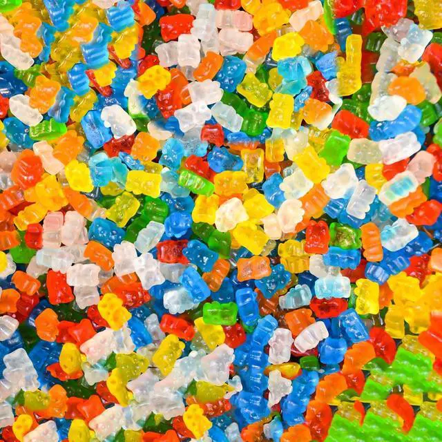 Alt view image 2 of 7 - Palksky 4Pcs Gummy Bear Mold Silicone, Fruit Snack Molds, Gummies Trays Molds with Dropper for Candy Chocolate