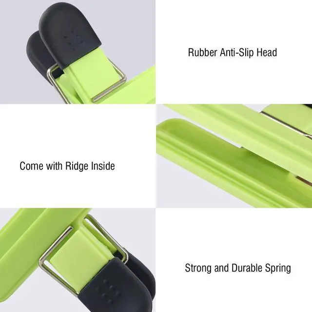 Alt view image 2 of 6 - Bag Clips, AK1980 Kitchen Food Clips for Refrigerator Food Storage Packages, Snack Bags, Photos for Home, Office, School and More