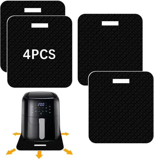 Main image of 4 PCS Heat Resistant Mat with Sliding Function for Air Fryer Mat,12 * 14in Countertop Protector Mat Coffee Maker Mat and Oven,Suitable for most kitchen Electric appliance