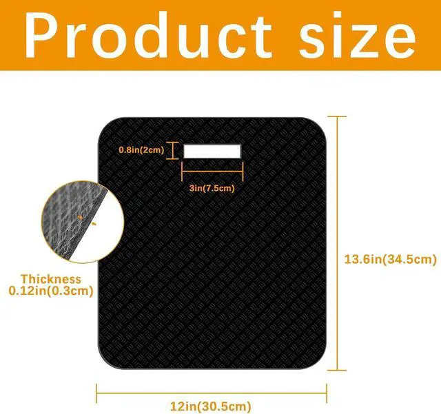 Alt view image 2 of 6 - 4 PCS Heat Resistant Mat with Sliding Function for Air Fryer Mat,12 * 14in Countertop Protector Mat Coffee Maker Mat and Oven,Suitable for most kitchen Electric appliance