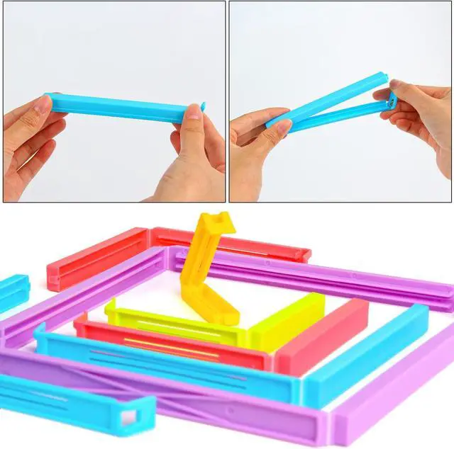 Main image of SULOLI Plastic Sealing Clips for Food and Snack Bag, 27 PCS Bag Clips Fresh-Keeping clamp Sealer in Assorted Sizes and Colors