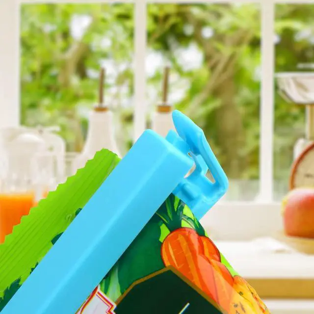 Alt view image 4 of 5 - SULOLI Plastic Sealing Clips for Food and Snack Bag, 27 PCS Bag Clips Fresh-Keeping clamp Sealer in Assorted Sizes and Colors