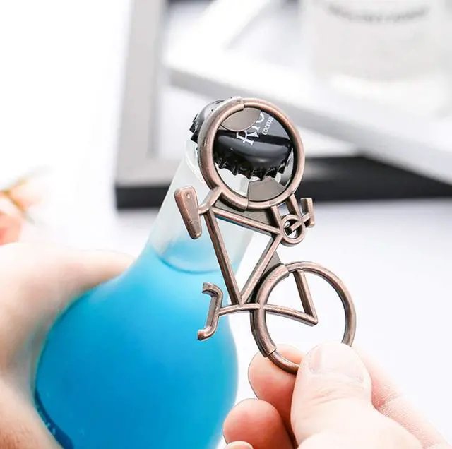 Alt view image 4 of 5 - Bike Bottle Opener in Gift Box, Cycling Gift for Bike Lovers, Party Favor | Vintage Bar Accessory for Cyclists and Bike Lovers, Party Favor for Birthdays, Races, Weddings and Housewarmings