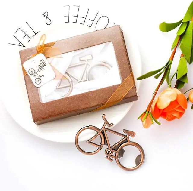 Alt view image 2 of 5 - Bike Bottle Opener in Gift Box, Cycling Gift for Bike Lovers, Party Favor | Vintage Bar Accessory for Cyclists and Bike Lovers, Party Favor for Birthdays, Races, Weddings and Housewarmings